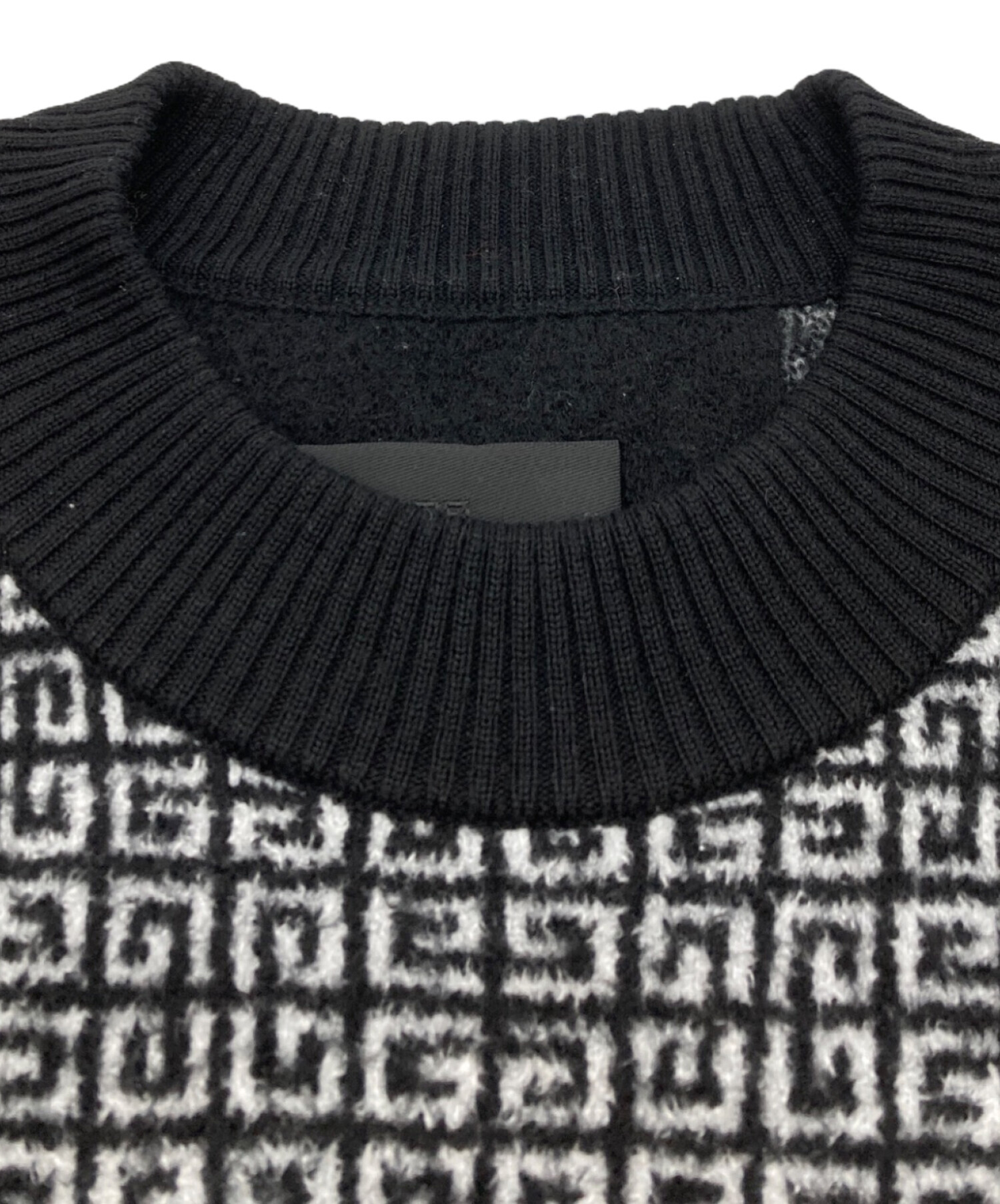 中古・古着通販】GIVENCHY (ジバンシィ) ロゴニット ブラック サイズ:S 