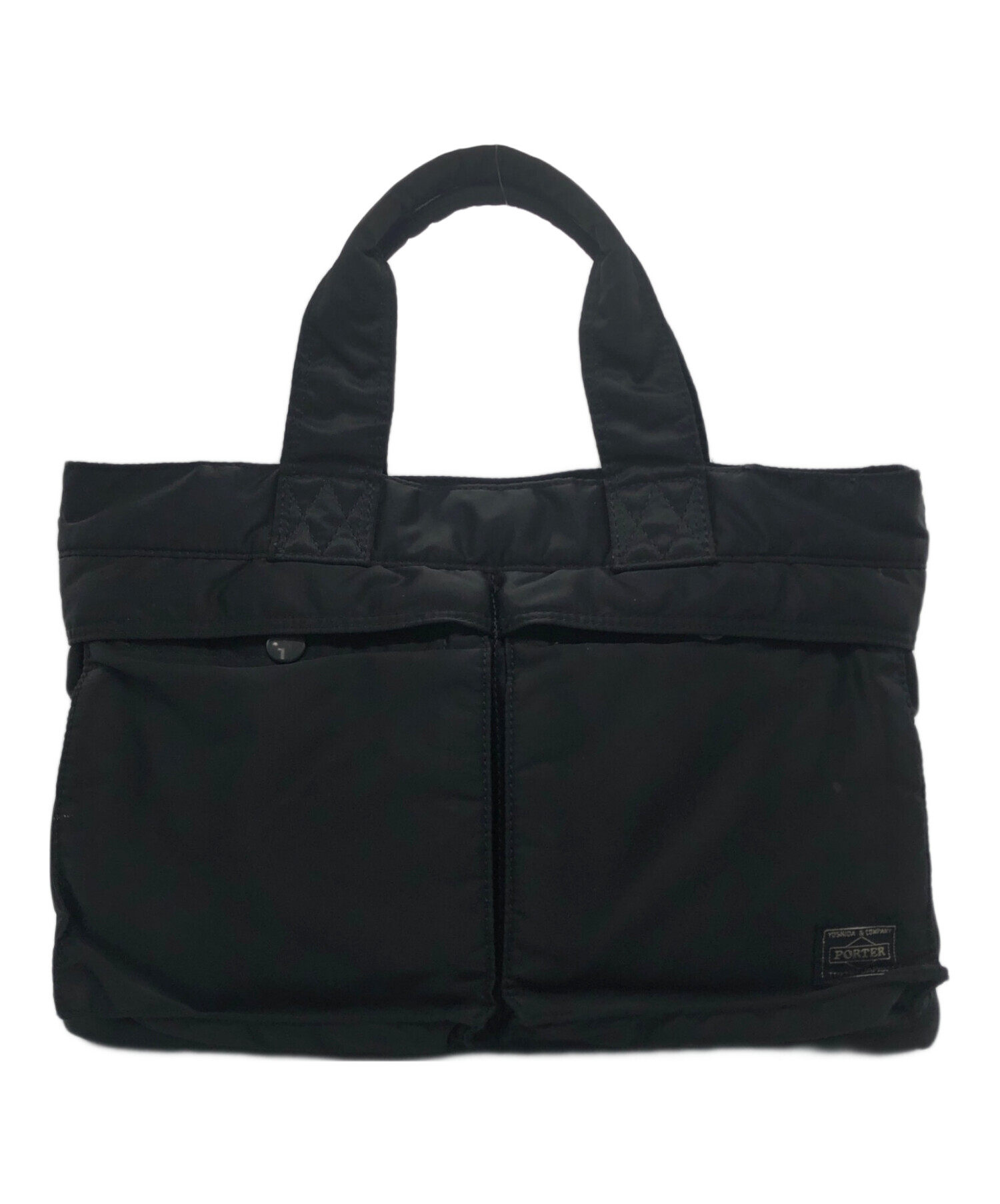 中古・古着通販】PORTER (ポーター) ミニハンドバッグ ブラック 