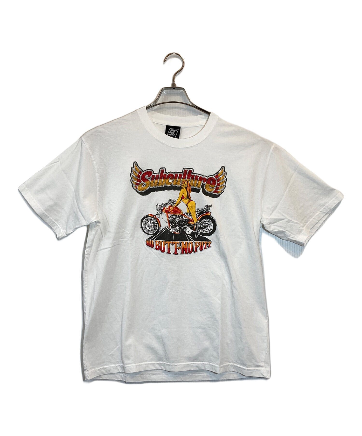 中古・古着通販】Subculture (サブカルチャー) BIKER GIRL Tシャツ 