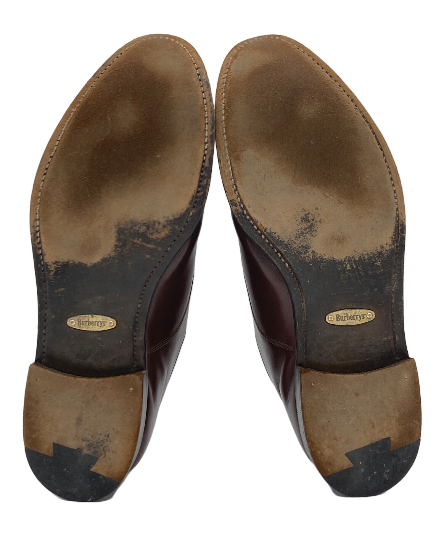 新品未使用　バーバリー　ドレスシューズ　キャップトゥ　ブラウン　本革　2078 中古・古着通販】BURBERRY (バーバリー) ドレスシューズ