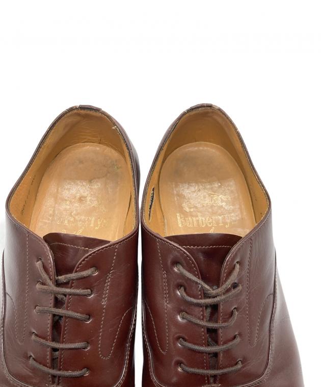 新品未使用　バーバリー　ドレスシューズ　キャップトゥ　ブラウン　本革　2078 中古・古着通販】BURBERRY (バーバリー) ドレスシューズ