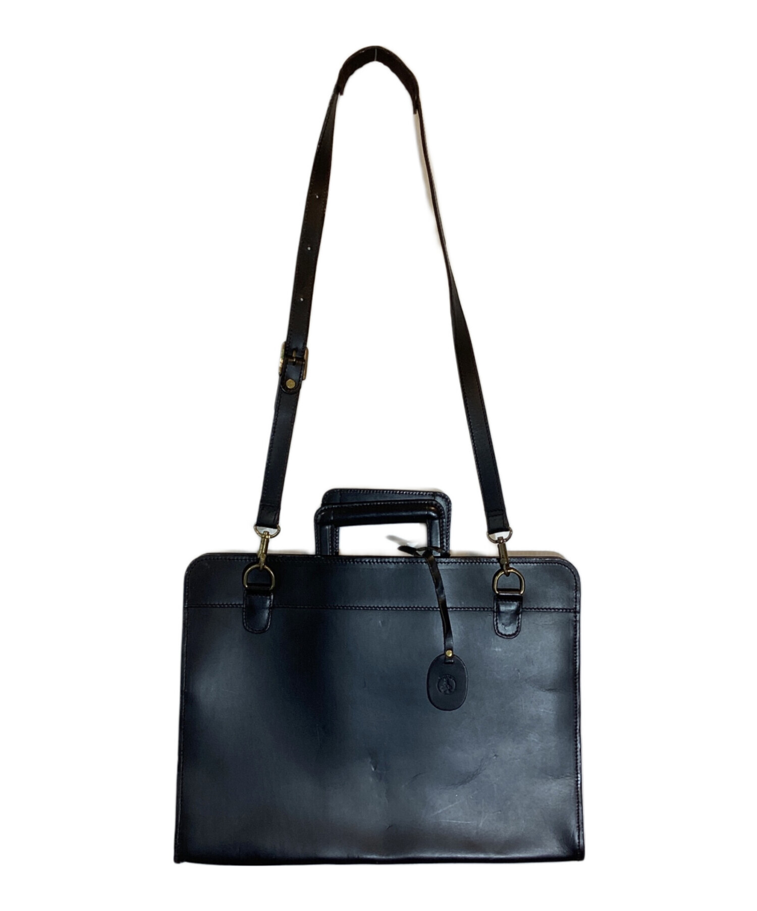PORTER レザー ビジネスバッグ ブラック PORTER / ポーター 吉田カバン 牛革 2WAY ショルダーバッグ ブラック