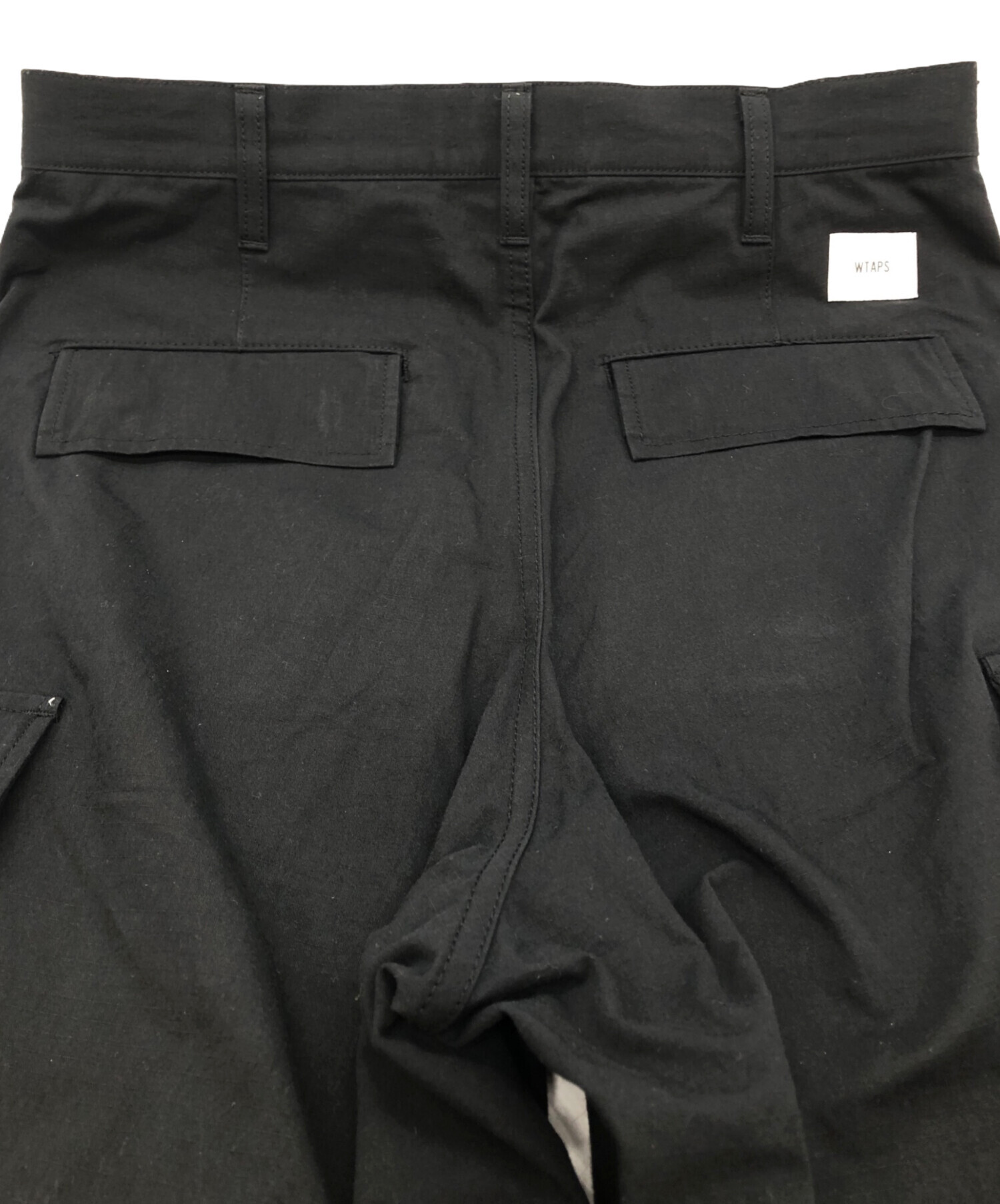 WTAPS MILT9601 パンツ　BLACK Mサイズ ダブルタップス WTAPS 24AW MILT9601 TROUSERS COTTON. RIPSTOP BLACK 02 ダブル