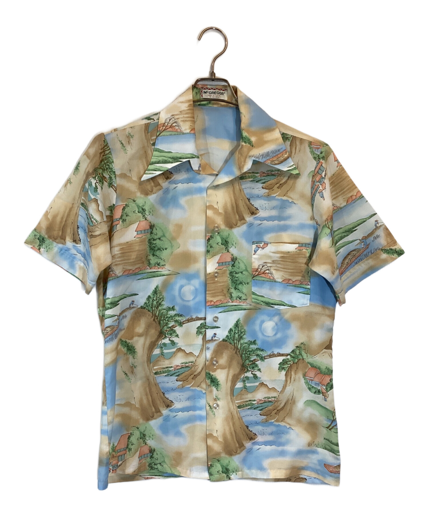 中古・古着通販】McGREGOR (マクレガー) アロハシャツ ブルー サイズ