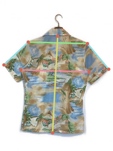 中古・古着通販】McGREGOR (マクレガー) アロハシャツ ブルー サイズ