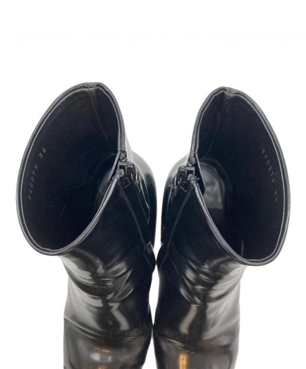 中古・古着通販】BALENCIAGA (バレンシアガ) パテントレザーブーツ