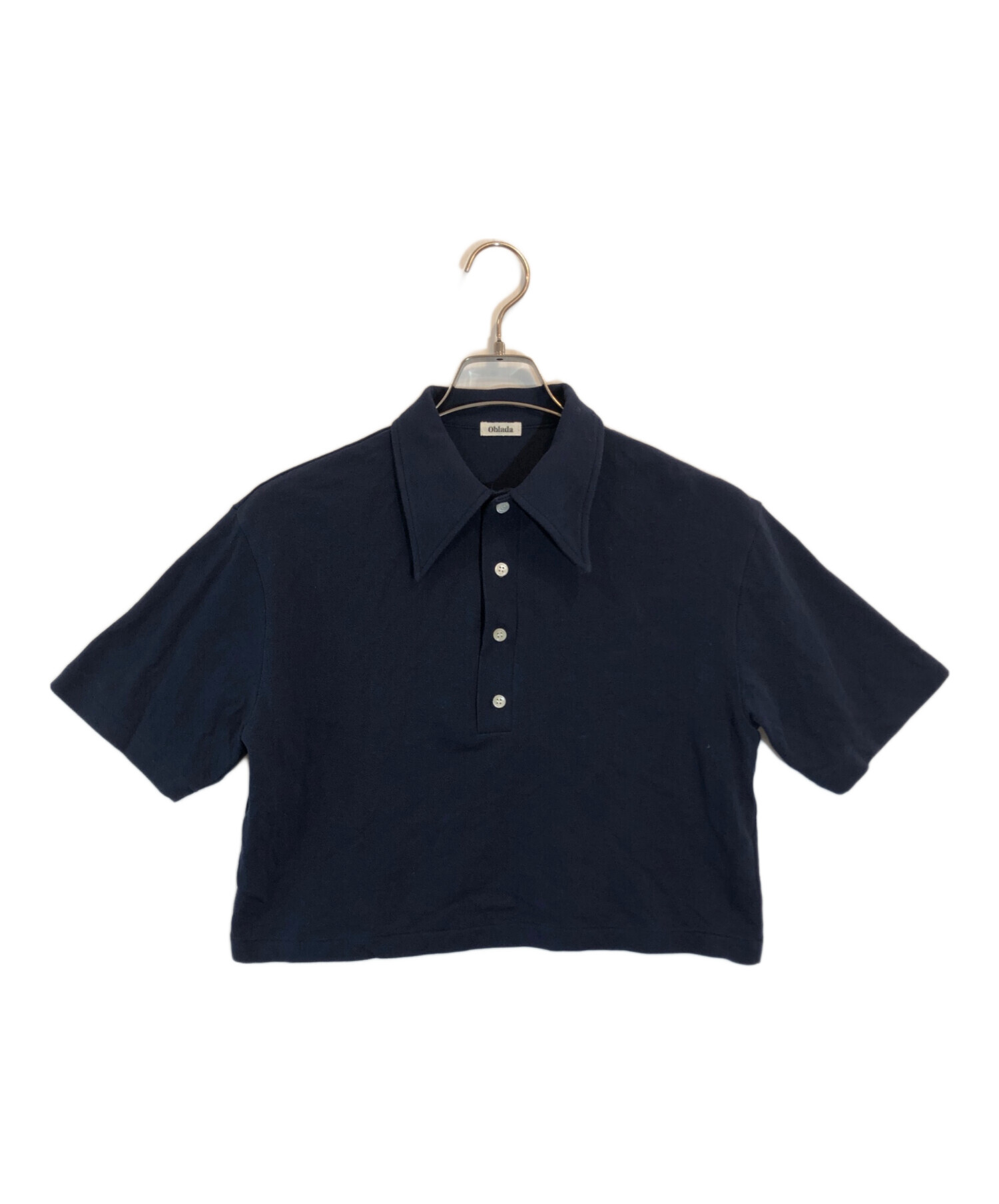 【最終値下げ】OBLADA オブラダCONTINENTAL POLO SHIRT 中古・古着通販】oblada (オブラダ) CONTINENTAL POLO ネイビー サイズ