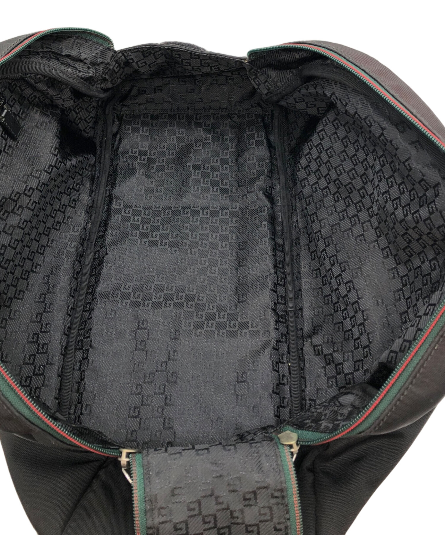 希少✨GUCCI ブラック ボストンバッグ グッチ GUCCI ｲﾝﾀｰﾛｯｷﾝｸﾞG ｽﾓｰﾙﾎﾞｽﾄﾝﾊﾞｯｸﾞ 170010 ブラック エナメル