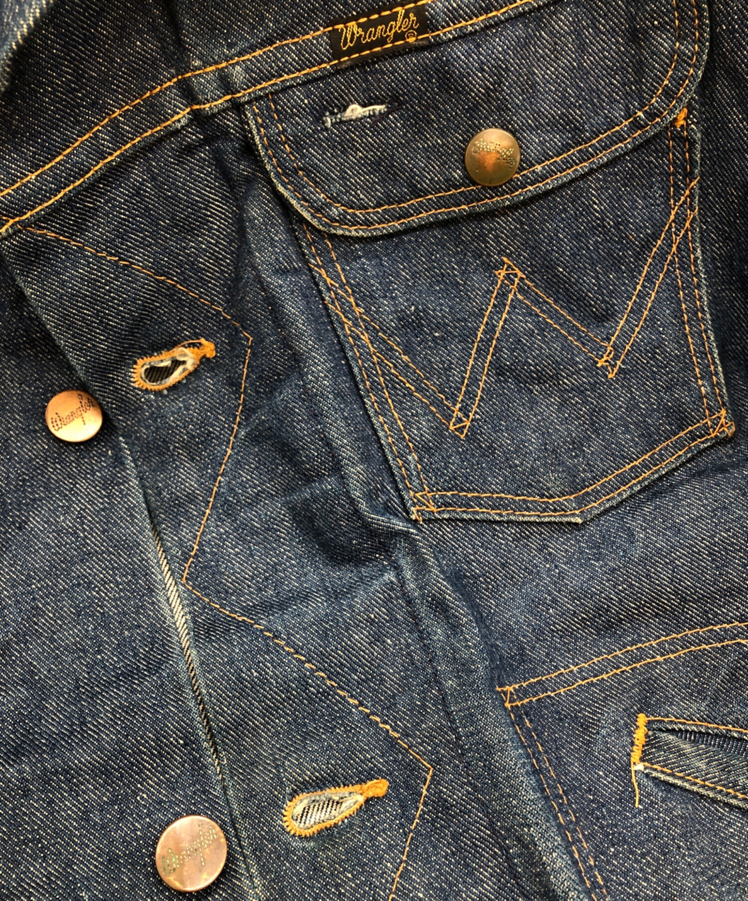 中古・古着通販】Wrangler (ラングラー) 124MJデニムジャケット 