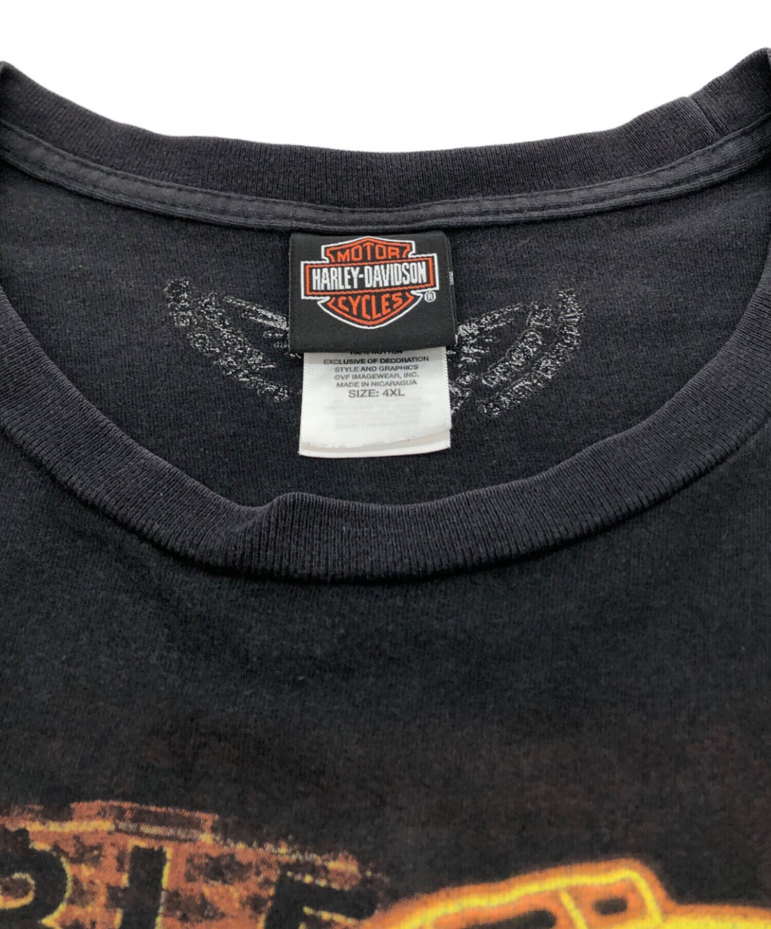 【４枚まとめ売り‼️】Harley-Davidson Tシャツ XLブラック 黒色 中古・古着通販】HARLEY-DAVIDSON (ハーレーダビッドソン) プリントT