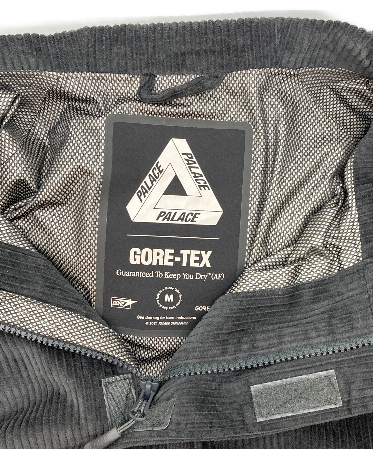 中古・古着通販】PALACE (パレス) Gore-Tex Corduroy Jacket ブラック 