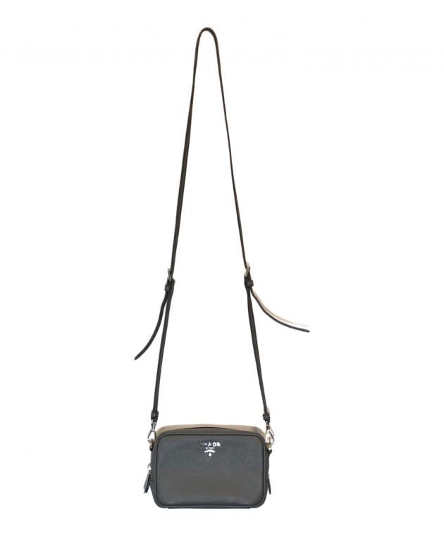 中古・古着通販】PRADA (プラダ) ミニショルダーバッグ グレー