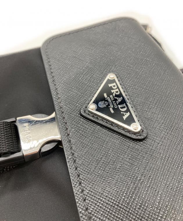中古・古着通販】PRADA (プラダ) Re-Nylon Shoulder Bag ブラック