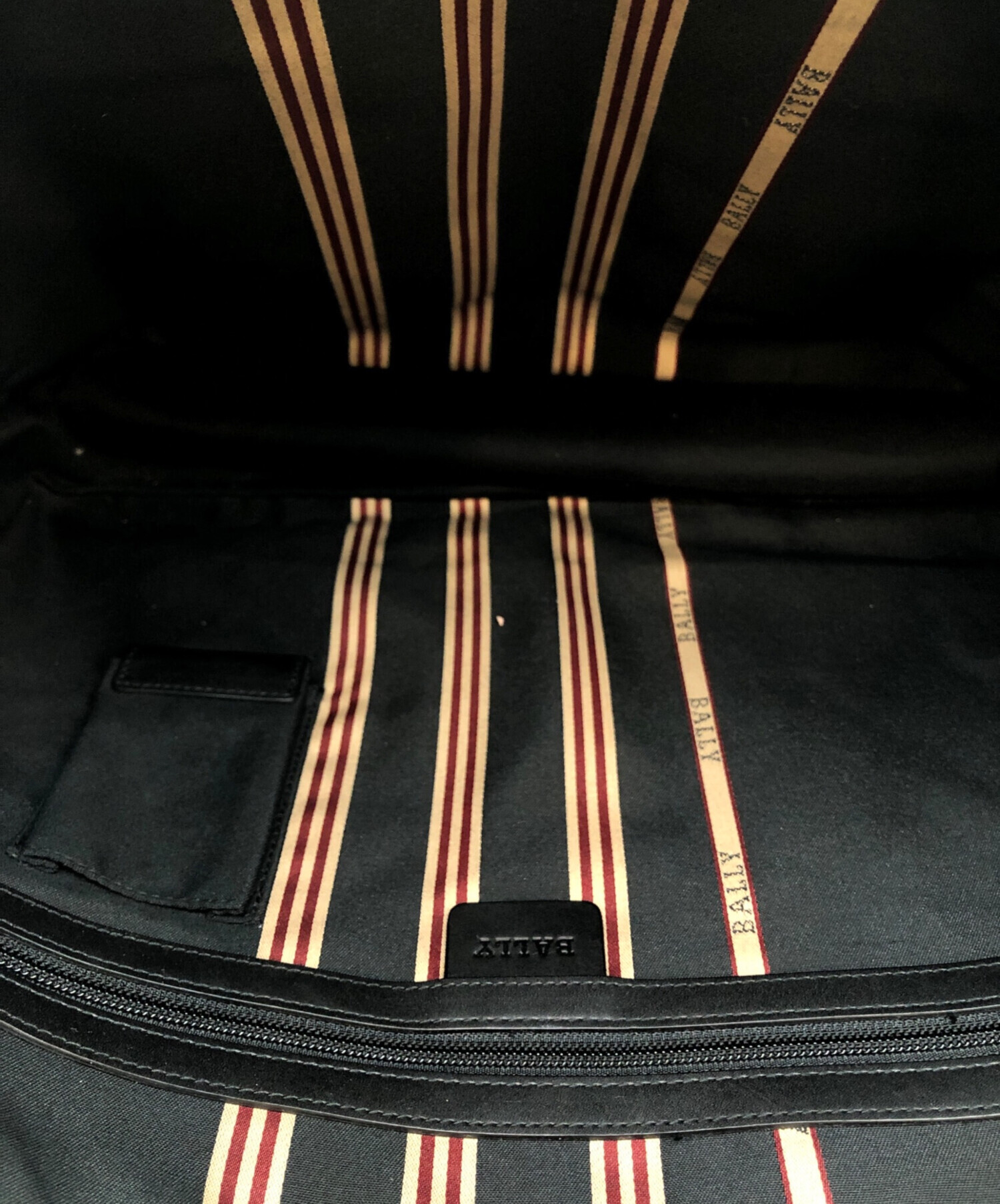 中古・古着通販】BALLY (バリー) レザーストライプビジネスバッグ 