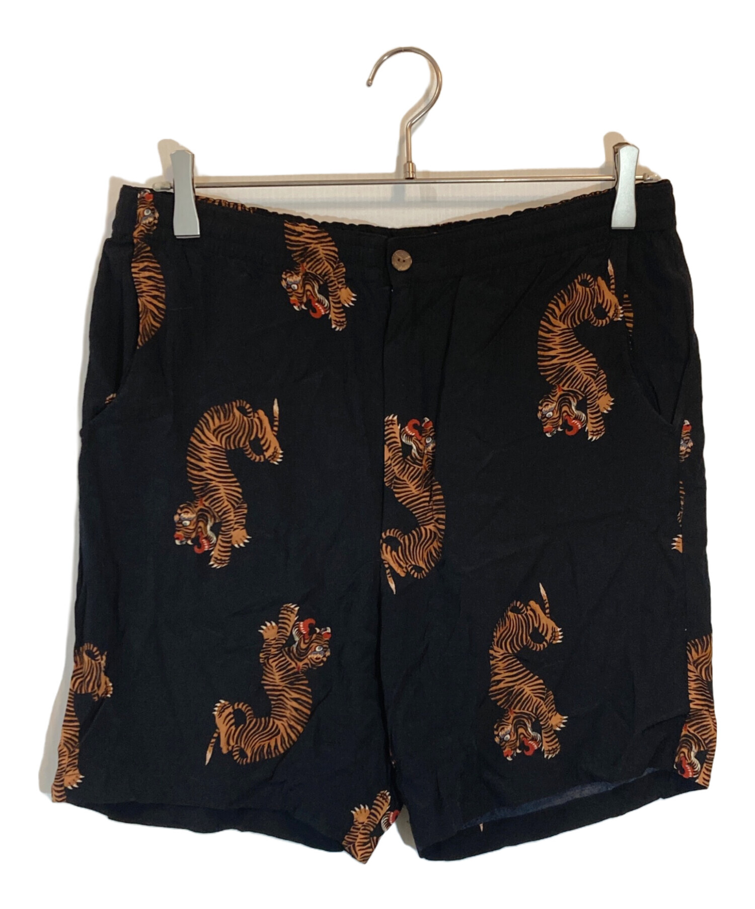 ワコマリア ショートパンツ　虎　タイガー　レーヨンパンツ　M 中古・古着通販】WACKO MARIA (ワコマリア) タイガー 総柄 ハーフ