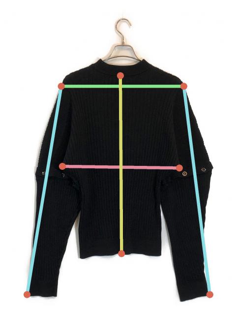 中古・古着通販】JOSE MOON (ジョゼムーン) 2WAY SLIT KNIT PULLOVER