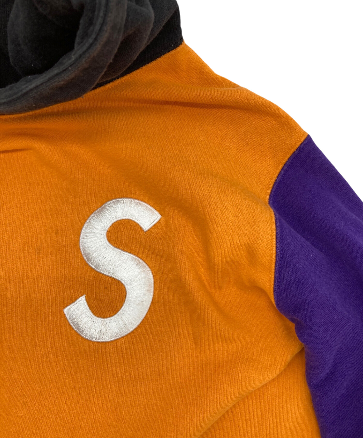 中古・古着通販】Supreme (シュプリーム) S Logo Colorblocked Hooded