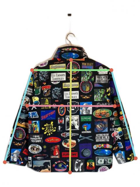中古・古着通販】Supreme (シュプリーム) Stickers Shell Jacket