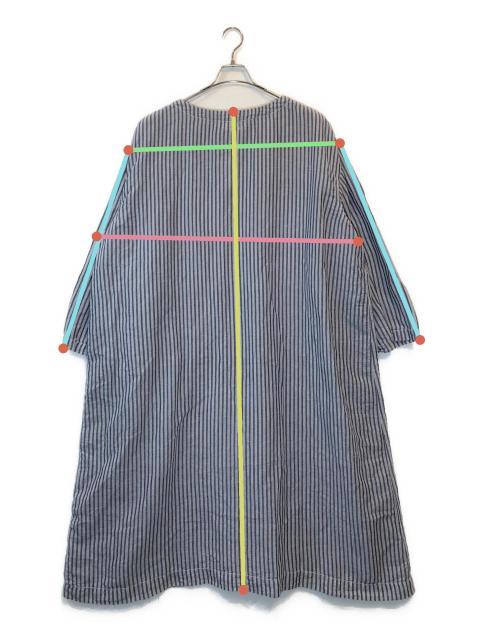 新品タグ付 ARMEN［アーメン］ライトウェイトコットンヘリンボーンサロペット 中古・古着通販】ARMEN (アーメン) COTTON/LINEN STRIPE OVERDYE