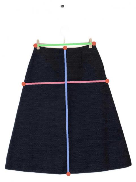 中古・古着通販】DRAWER (ドゥロワー) コットンシルクスカート