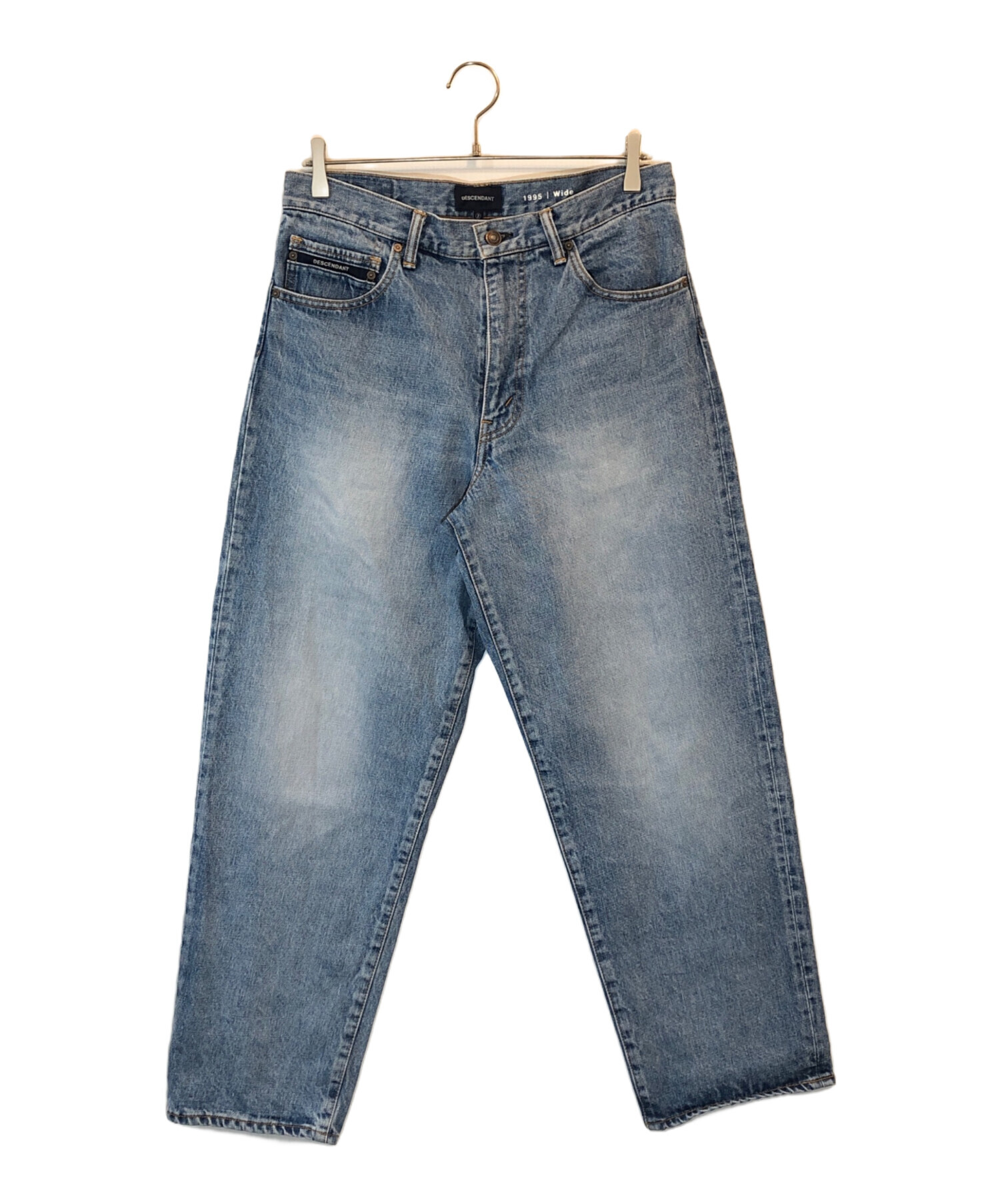 DESCENDANT デニムパンツ ライトブルー　1995Wide DESCENDANT 1995 Wide ライトブルー デニムパンツ