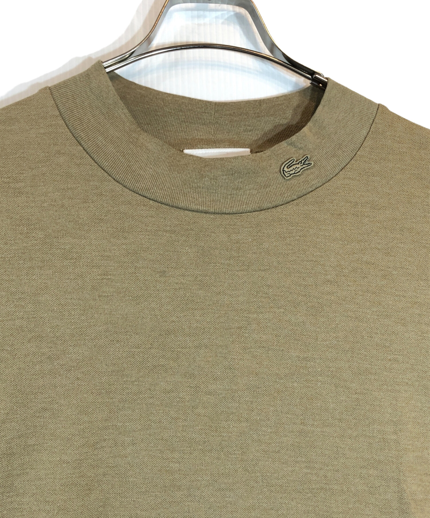 BEAMS GOLF別注】LACOSTE モックネックシャツ US L BEAMS GOLF別注