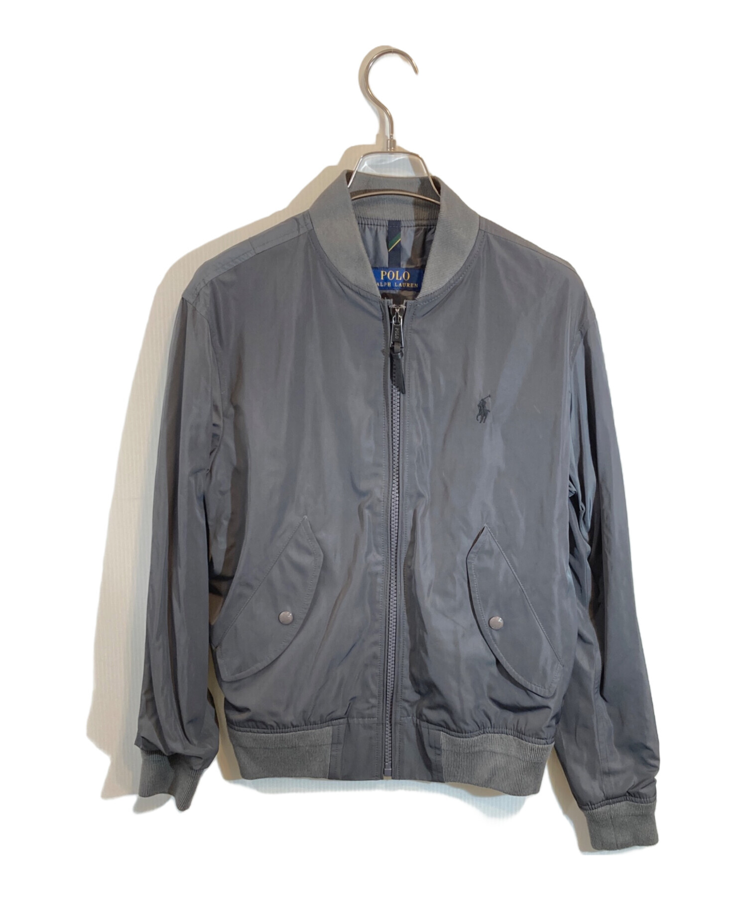 Polo Ralph Lauren グレー ナイロンジャケット S グレー RALPH