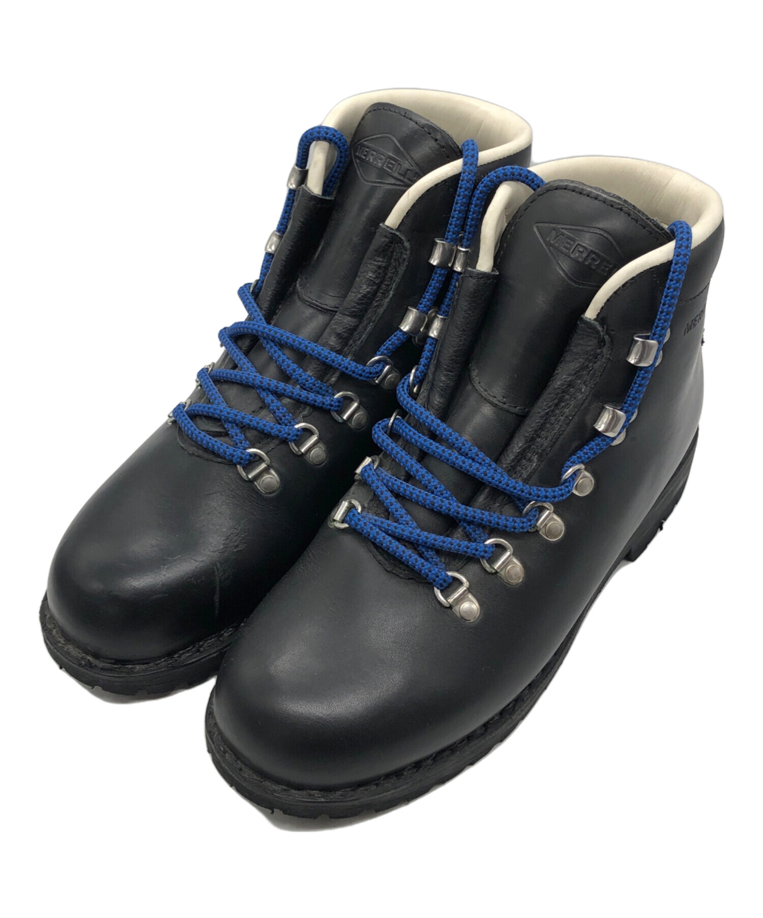 中古・古着通販】MERRELL (メレル) レザートレッキングブーツ ブラック