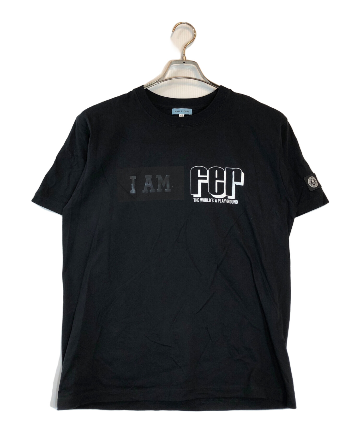 中古・古着通販】MARK&LONA (マークアンドロナ) 半袖Tシャツ ブラック