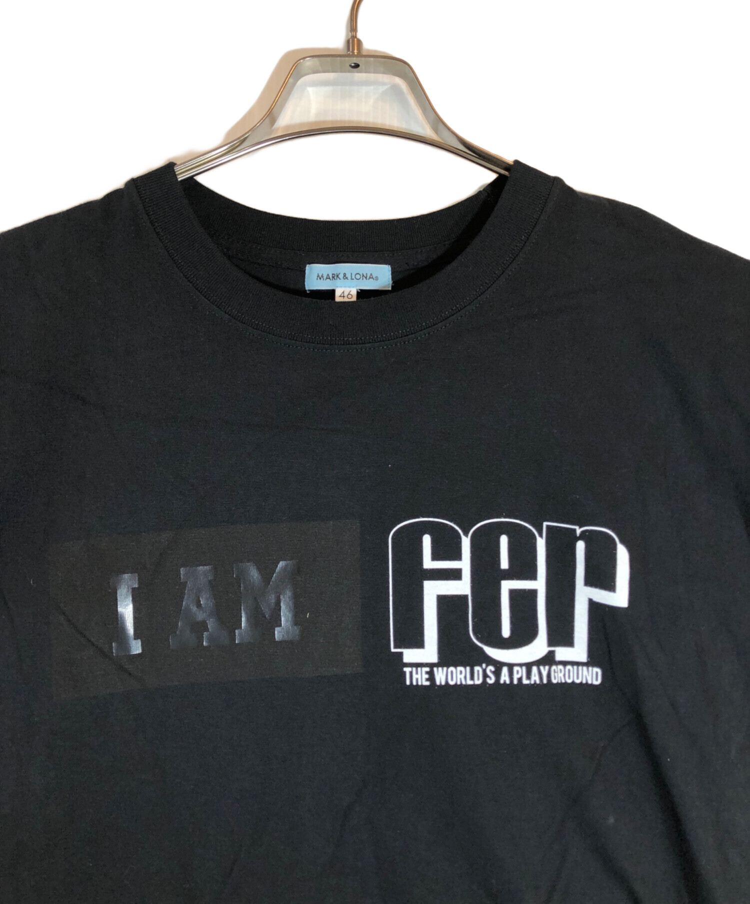 中古・古着通販】MARK&LONA (マークアンドロナ) 半袖Tシャツ ブラック