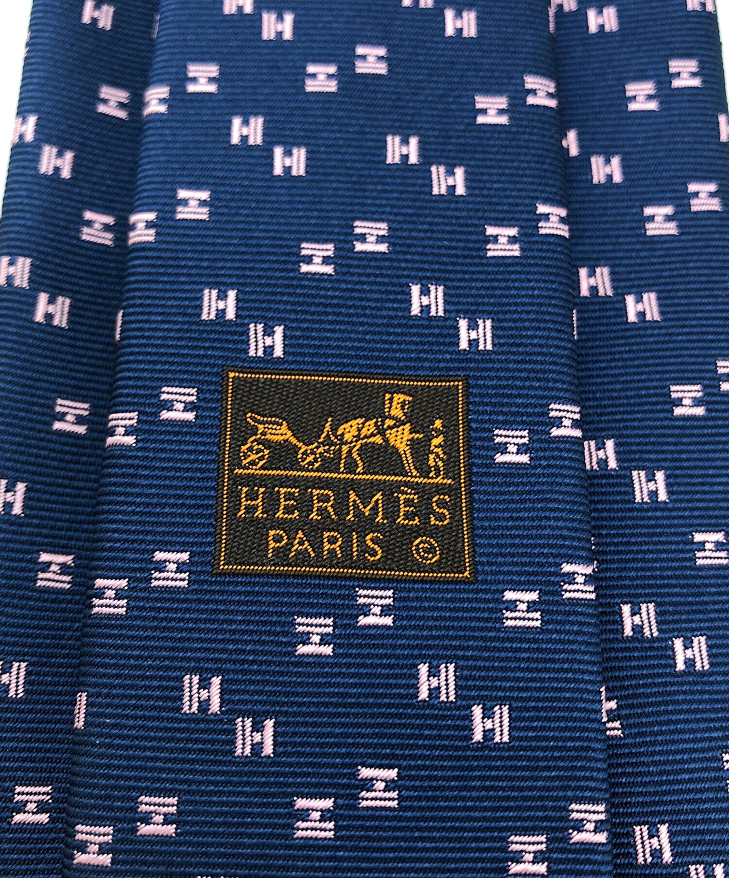 中古・古着通販】HERMES (エルメス) CRAVATE SOIE LOURDEシルク