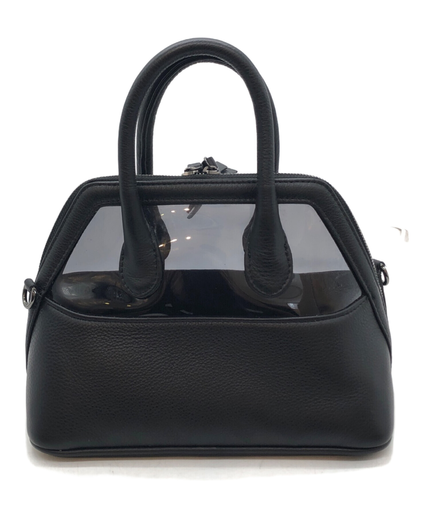 3047【未使用】youjiyamamotoディスコード　レザー　黒 中古・古着通販】discord Yohji Yamamoto (ディスコード ヨウジ
