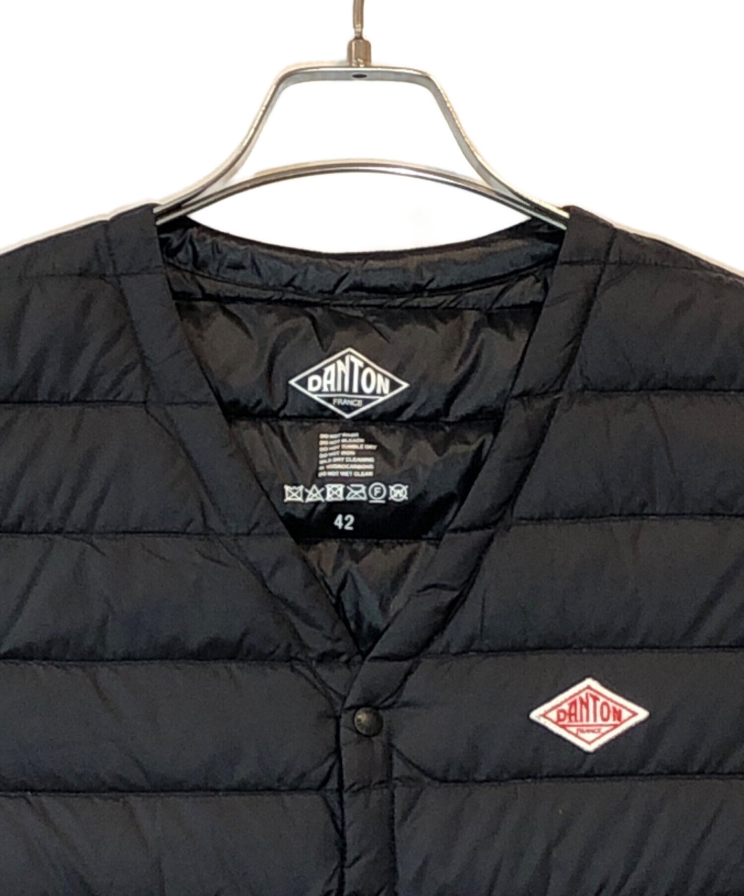 ダントン インナーダウン ベスト DANTON ダントン MIDDLE DOWN ZIP