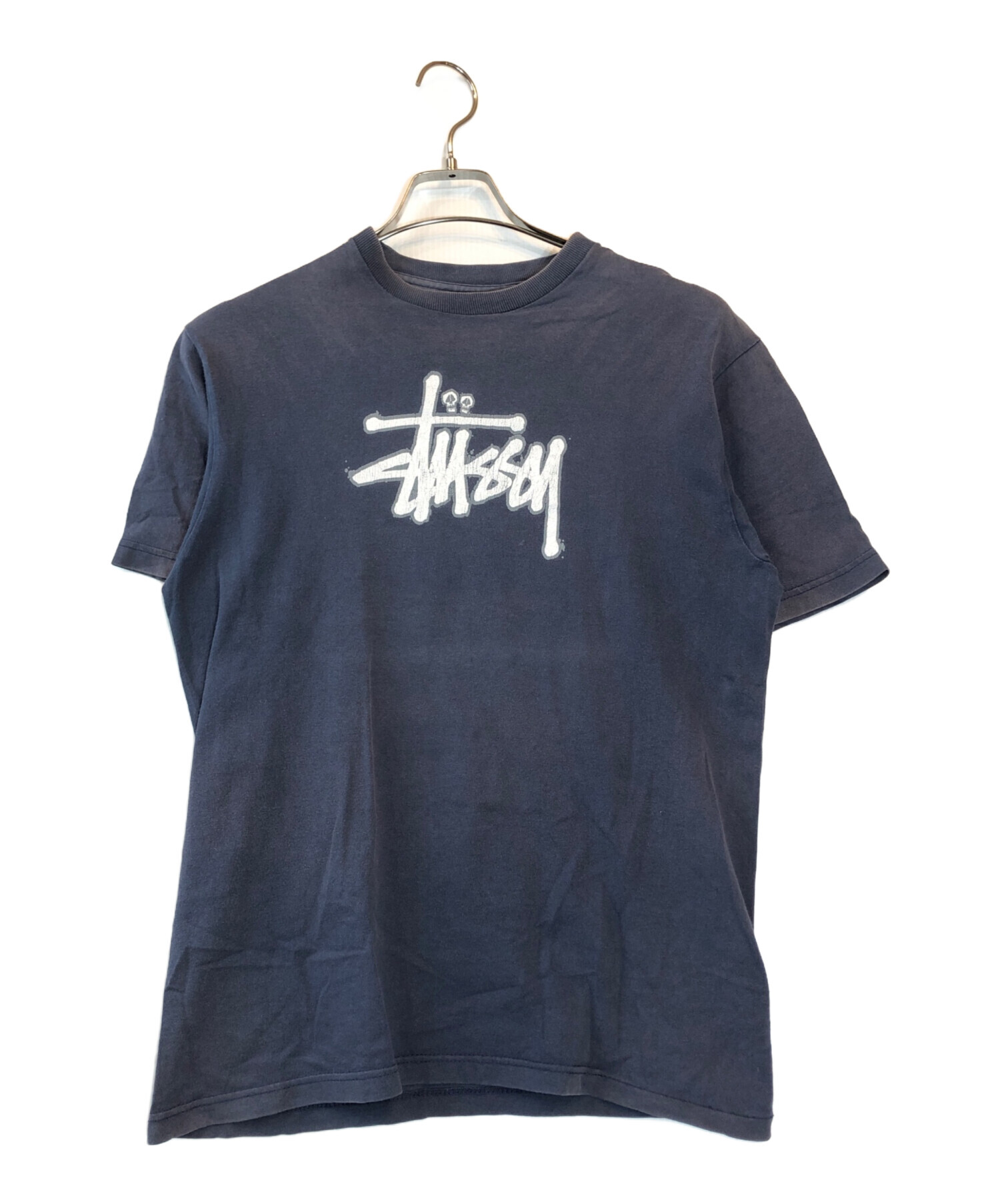 【USA製】OLD STUSSY Tシャツ L ネイビー オールドステューシー 中古・古着通販】old stussy (オールドステューシー) Tシャツ ネイビー