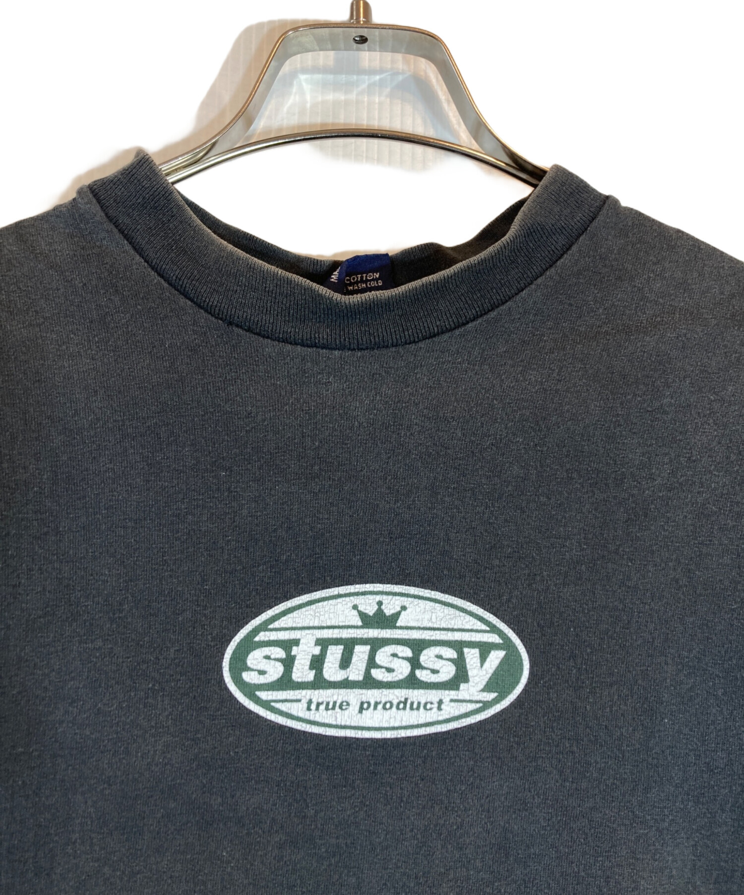 中古・古着通販】OLD STUSSY (オールドステューシー) Tシャツ ブラック