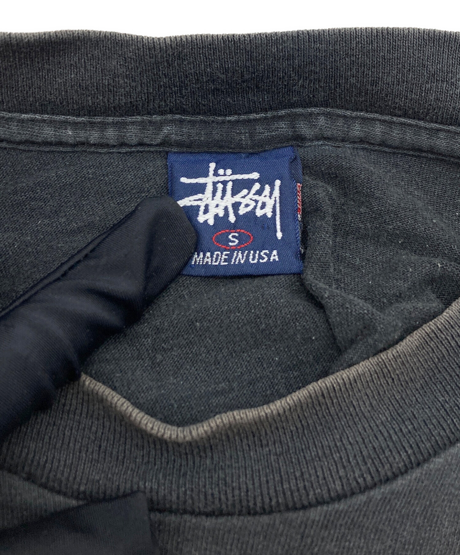 中古・古着通販】OLD STUSSY (オールドステューシー) Tシャツ ブラック