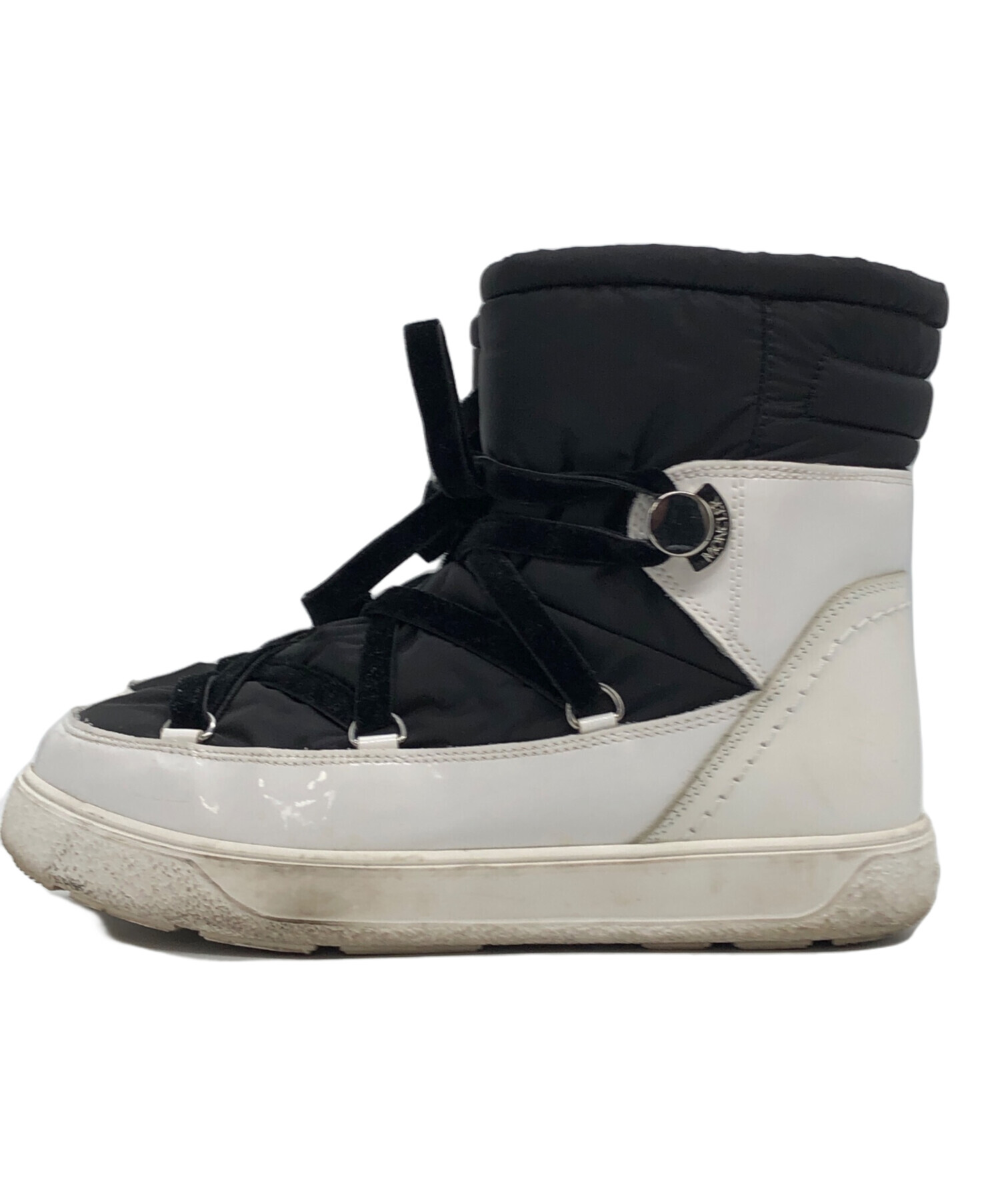 中古・古着通販】MONCLER (モンクレール) ナイロンパテントブーツ