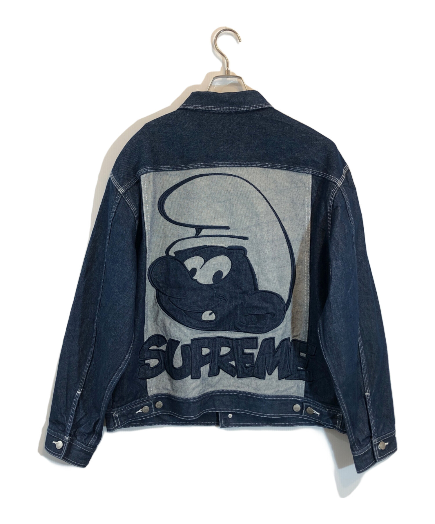 中古・古着通販】SUPREME (シュプリーム) SMURFS デニムジャケット 