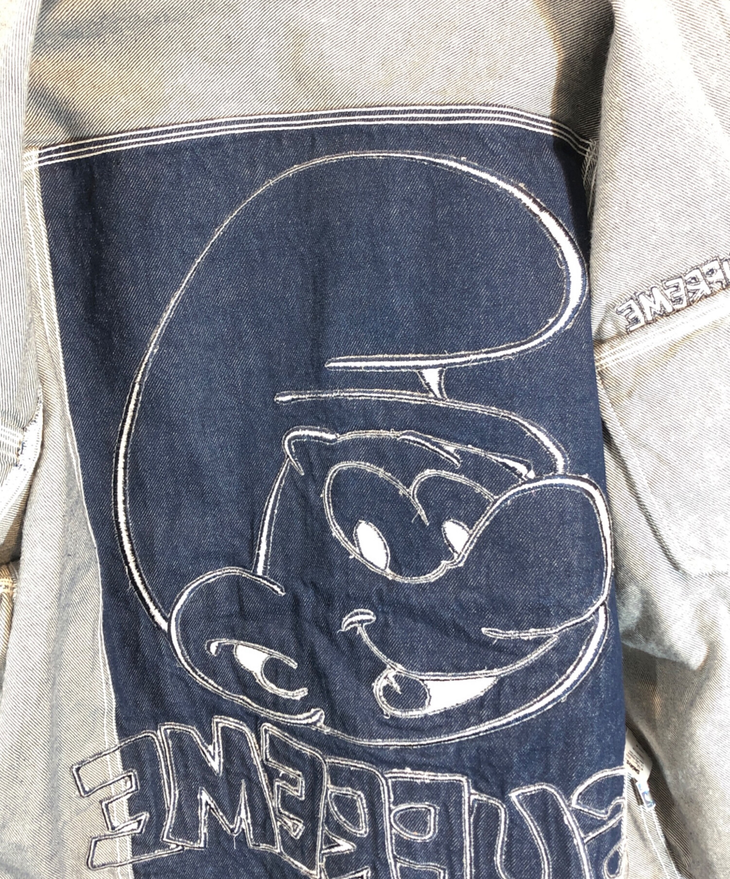 中古・古着通販】SUPREME (シュプリーム) SMURFS デニムジャケット 