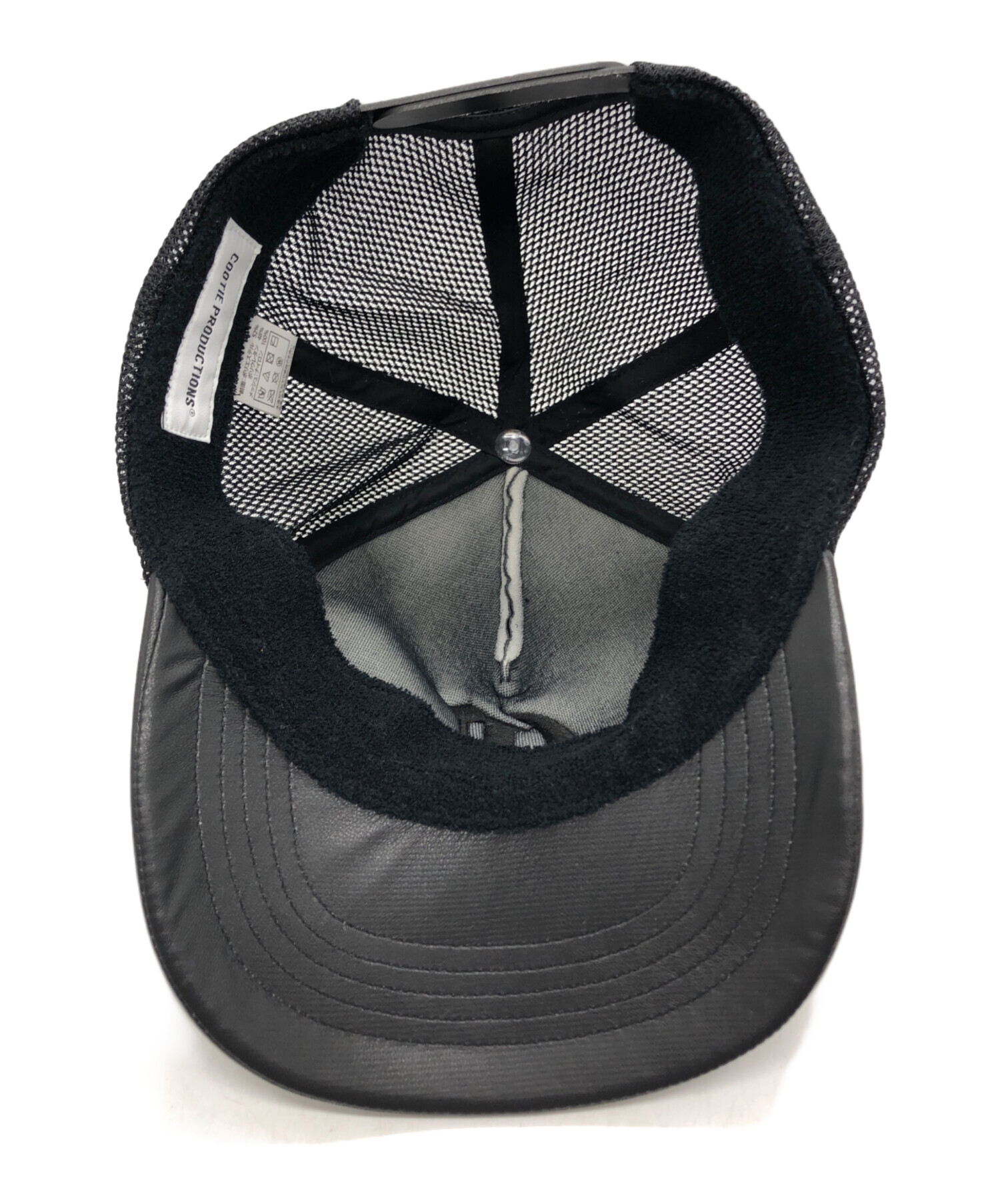 COOTIE メッシュキャップ 黒 メッシュキャップ/--/ポリエステル/BLK/メンズ