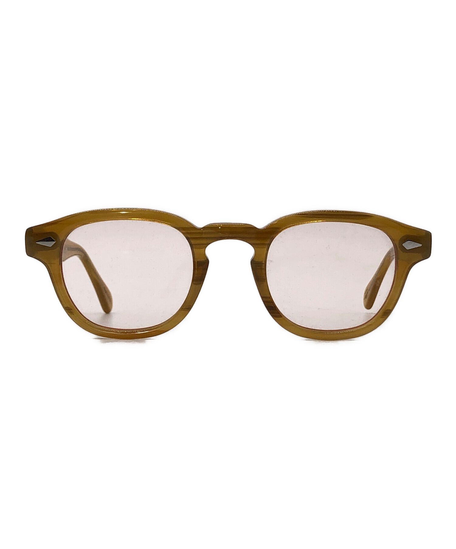 MOSCOT サイズ44 24-140 Lemtosh メガネ 中古・古着通販】MOSCOT (モスコット) LEMTOSH BLONDE ブロンズ サイズ