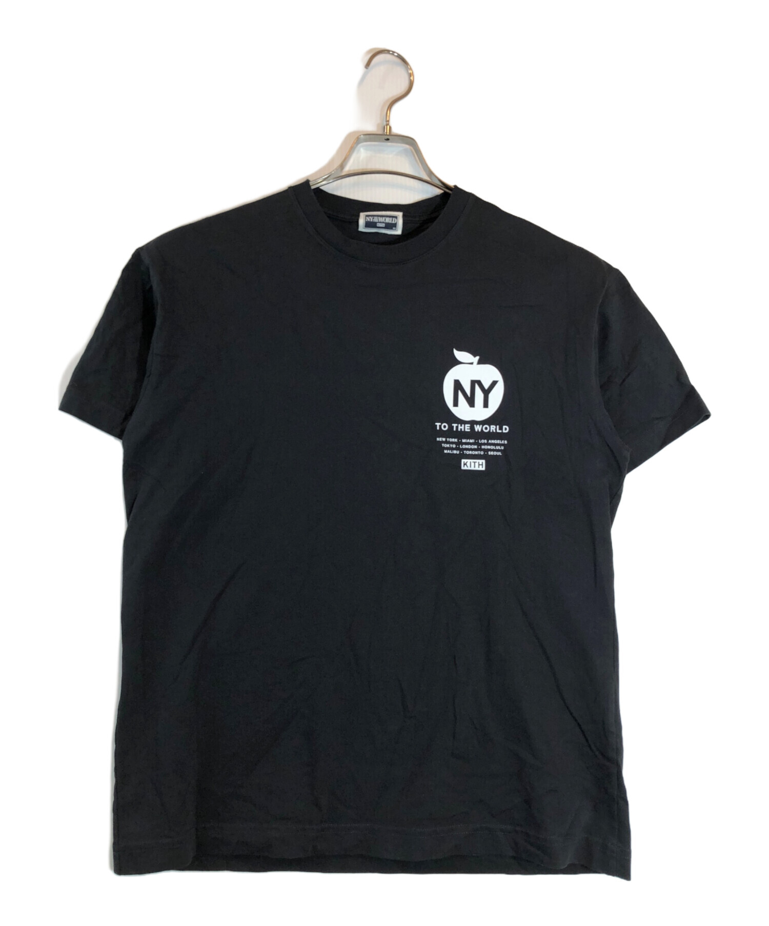 中古・古着通販】KITH (キス) プリントTシャツ ブラック サイズ:XS
