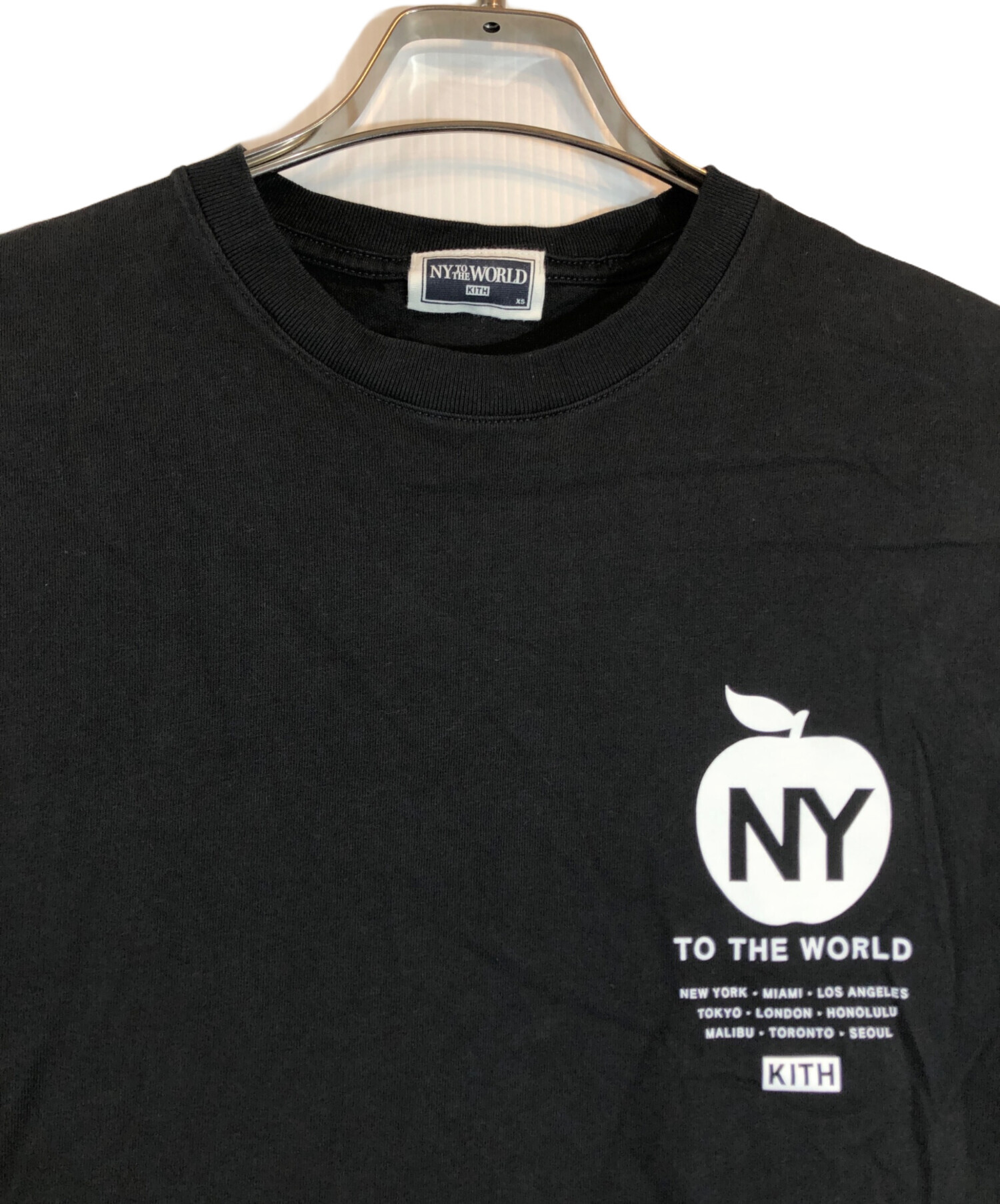 中古・古着通販】KITH (キス) プリントTシャツ ブラック サイズ:XS