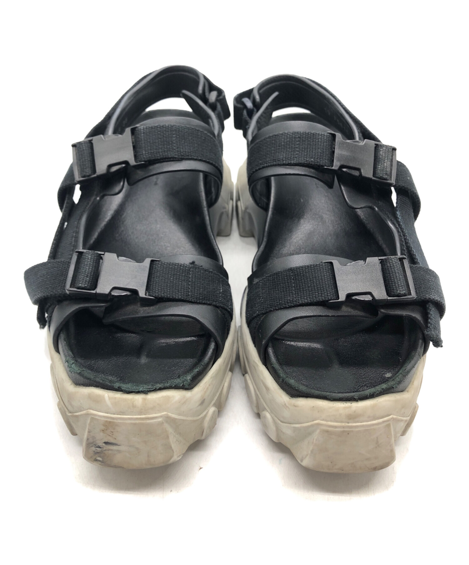 新品 Rick Owens トラクターサンダル 40 リックオウエンス 中古・古着通販】RICK OWENS (リックオウエンス) tractor sandal