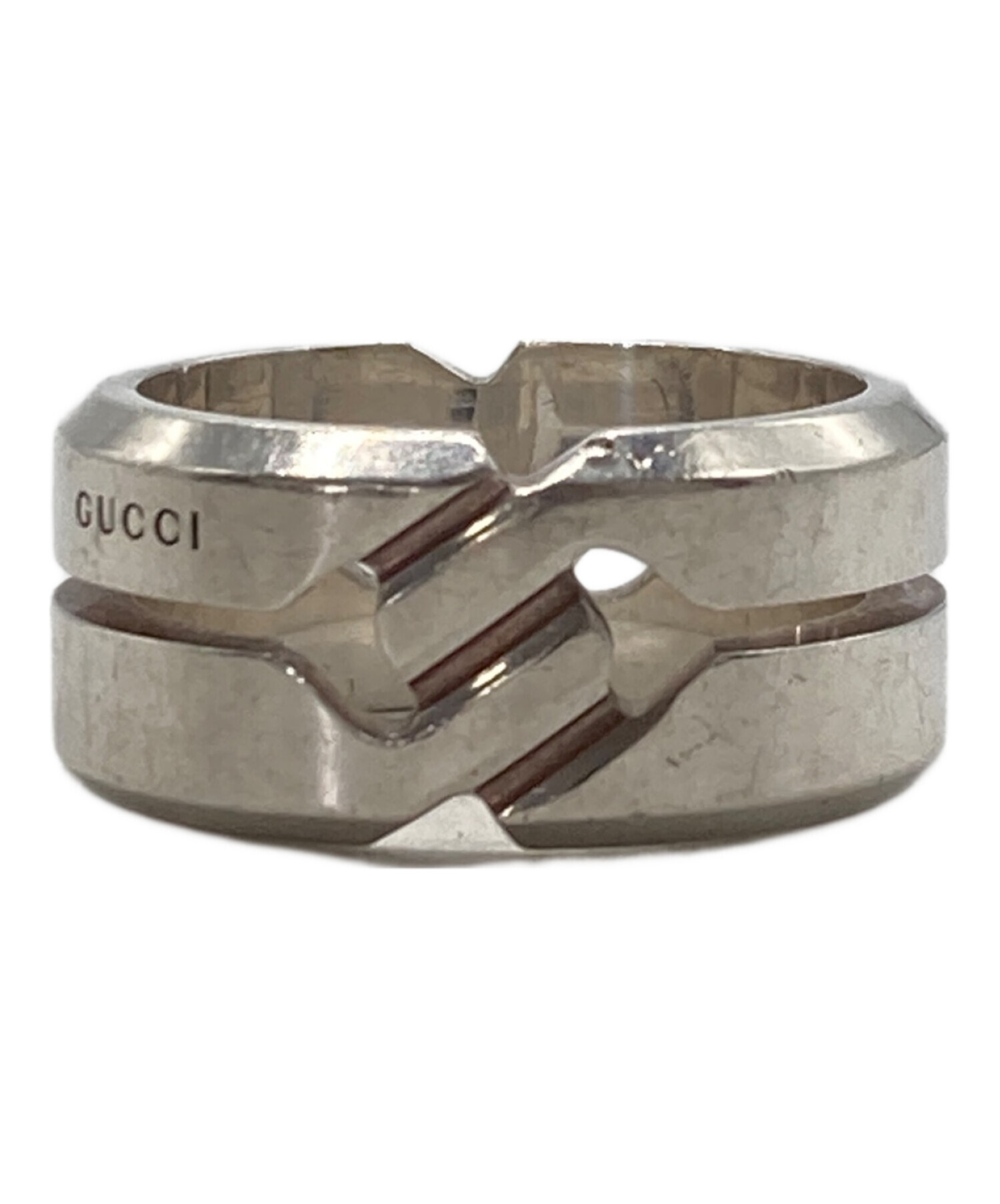 中古・古着通販】GUCCI (グッチ) ノットリング シルバー サイズ:19号 