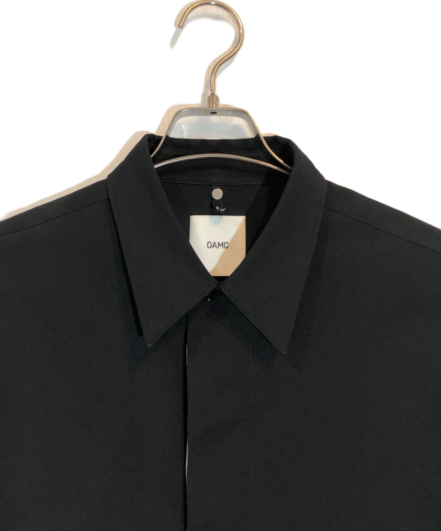 中古・古着通販】OAMC (オーエーエムシー) DAVIS SHIRT ブラック