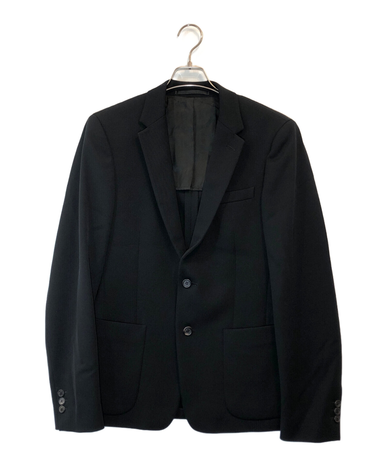 中古・古着通販】PRADA (プラダ) 2Bブレザージャケット ブラック 