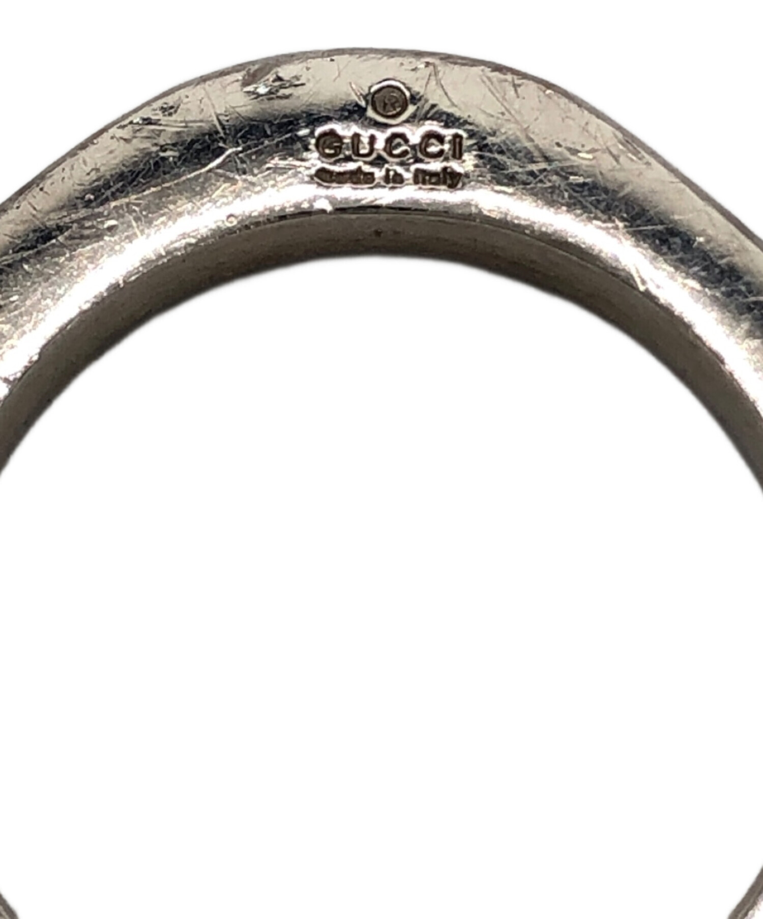 中古・古着通販】GUCCI (グッチ) オクタゴンリング シルバー サイズ 