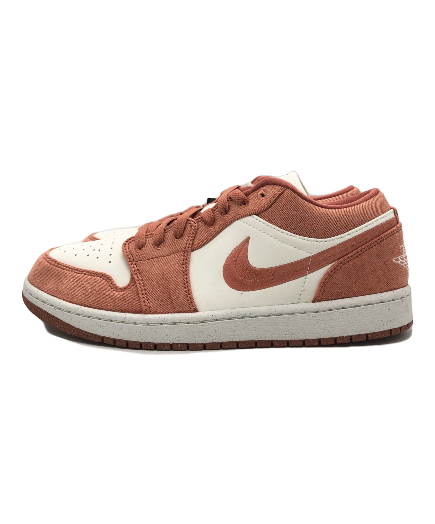 中古・古着通販】NIKE (ナイキ) AIR JORDAN 1 LOW SE ピンク×ホワイト 