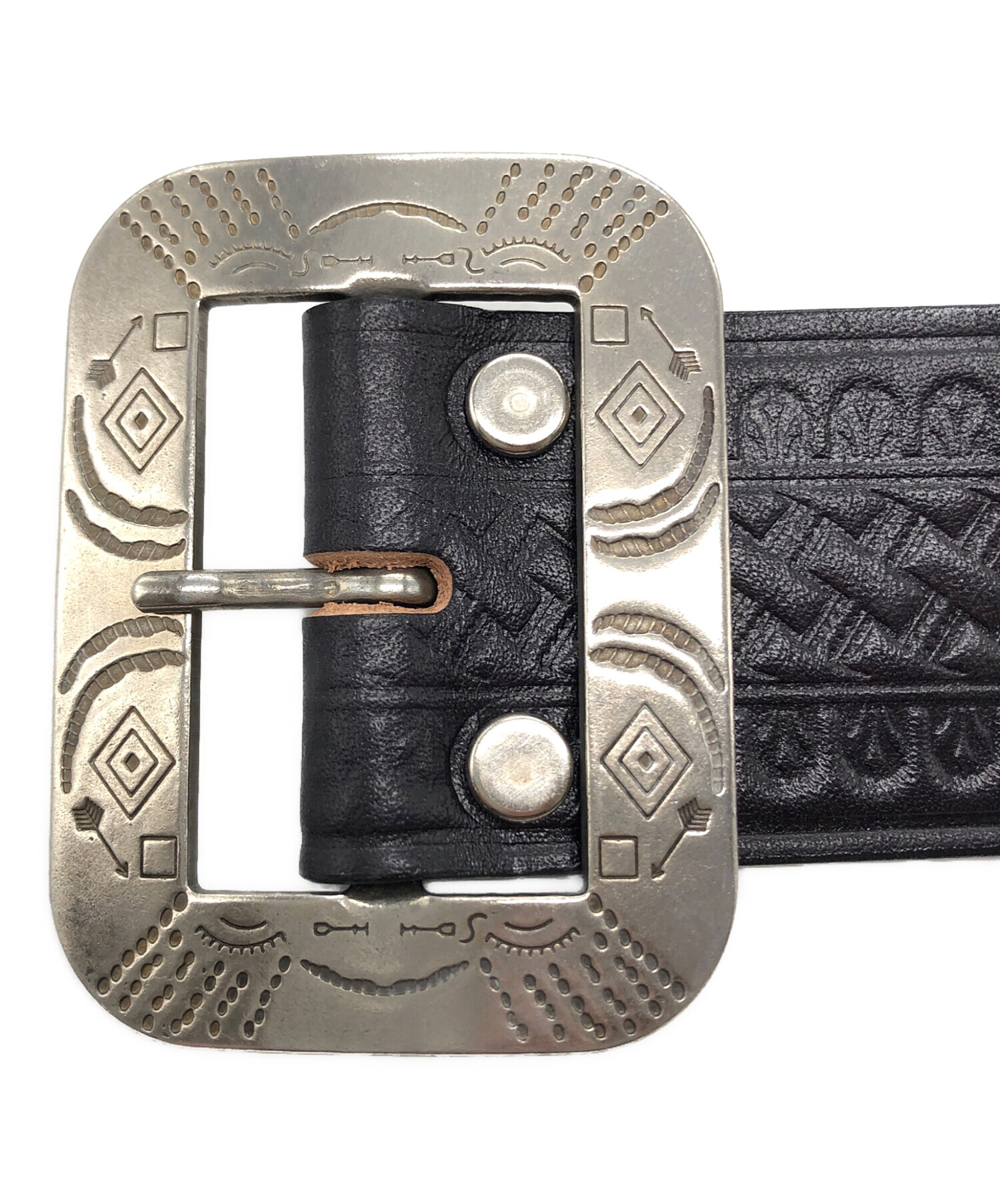 中古・古着通販】ATLAST & CO (アットラスト) WESTERN BELTS ブラウン